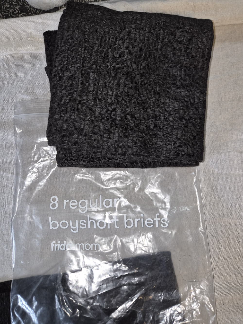 Frida Mom Postpartum Underwear, Disposable Boyshort Panties, Seamless + Stretch